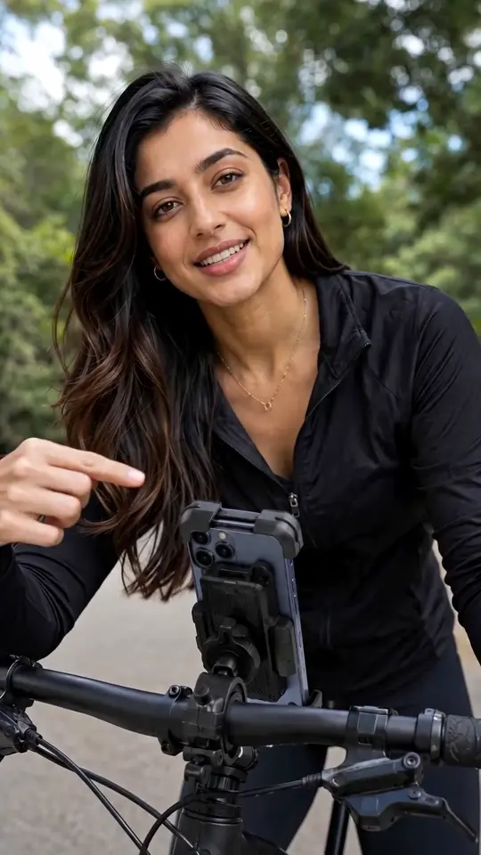 Frame from Bike Phone Mount UGC ad